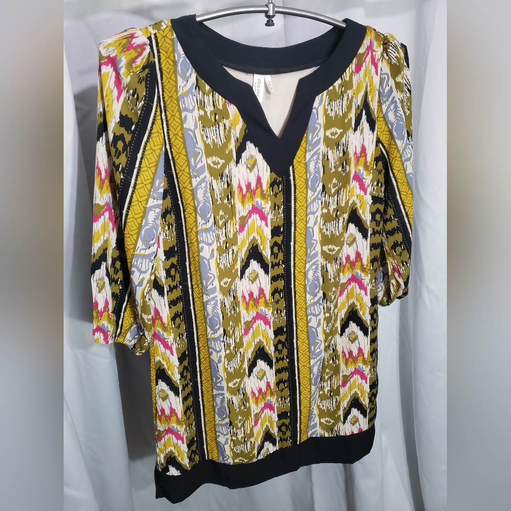 Pink Owl Multicolor Patterned Dress - Picture 3 of 11